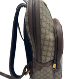 Gucci Tan Coated Canvas Medium Ophidia Unisex Backpack