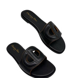 Christian Dior D-Club Slide Sandals Women's 37 = US 7