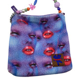 Marc Jacobs Heaven Purple RARE Lips Crossbody Purse