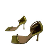 Bottega Veneta Metallic Stretch Leather Sandal Women's 39 = US 9