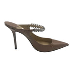 Jimmy Choo Bing Crystal Embellished Patent Mules Women's 38.5 = US 8.5