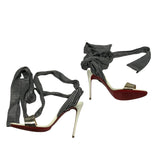 Christian Louboutin Police 100 Patent Calf Sandals Women's Size 35 = US 5