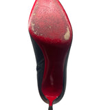 Christian Louboutin Eloise Botta 85mm Leather Knee High Women's Size 37 ~ US 7
