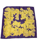 Chanel CC Tassels & Grapes 100% Silk Scarf