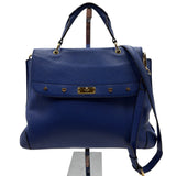 AS IS MCM First Lady Top Handle Leather Bag
