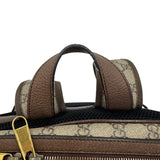 Gucci Tan Coated Canvas Medium Ophidia Unisex Backpack