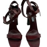 Prada Calfskin Ankle Strap Sandals Womens Size 40 = US 10