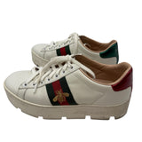 AS IS Gucci Ace Embroidered Trainers Women's Size 36 = US 6