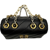 AS IS Off White Jackhammer Quilted Leather Shoulder Bag