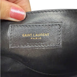 Saint Laurent Cream Mini Nolita Leather Purse