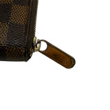 AS IS Louis Vuitton Damier Ebene Zippy Coin and Card Wallet
