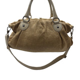 Tous Natural Woven Chevron Bag
