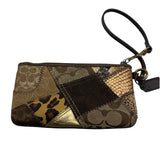 Y2K Coach Leather Patchwork Wristlet
