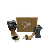 Christian Louboutin Police 100 Patent Calf Sandals Women's Size 35 = US 5