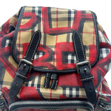 Burberry Graffiti Vintage Check Medium Backpack