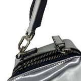 Prada Brique Chrome Patent Leather Shoulder Bag