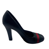 Gucci Stripe Heels Women's Size 37 ~ US 7