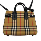 Burberry Mini Banner Vintage Check Handle Bag