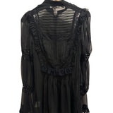 Givenchy Sheer 100% Silk Dress Size 38 ~ US S