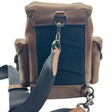 Coach Hitch Backpack 13 in Dark Saddle Leather