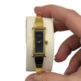 AS IS Vintage Gucci Swiss 1500 Gold-Plated Quartz Watch