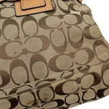 AS IS Vintage Coach Hampton Braided Carryall Bag