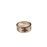 Gucci Engraved Bee GG Men's Ring Size 10