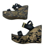 Tory Burch Black Snakeskin Shoe Size 8.5 Women's Shoes