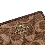 Coach Snap Wallet In Signature Chenille