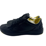 Gucci Contrast Leather Fringe Sneakers Men's Size 11.5 ~ US 12