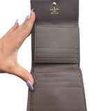 Louis Vuitton Mini Lin Canvas Elise Wallet