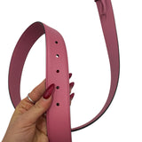 Gucci Pink and Silver Interlocking GG Size 90 ~ US 8 Women's Belts