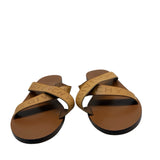GIVENCHY Leather Flat Slide Sandals Women's 39.5 = US 9.5