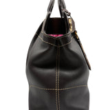 Salvatore Ferragamo Gancio Leather Top Handle With Crossbody Strap
