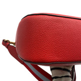 Coach Red Pebbled Leather Jes Hobo Shoulder Bag Purse