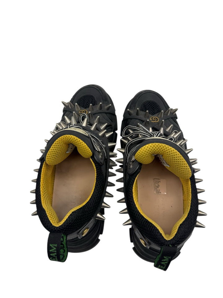 Gucci Black Spike Flashtrek Size 6.5 ~ US 7.5 Women's Shoes