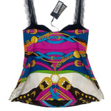 NWT Versace Silk Bustier Size Women's XS