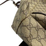 Gucci Tan Coated Canvas Supreme Medium Unisex Backpack