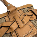 AS IS Vintage Coach Hampton Braided Carryall Bag
