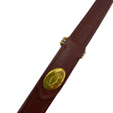 AS IS Vintage Must de Cartier Leather Crossbody