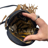 Vintage D&G Fringe Denim Sequin Crossbody