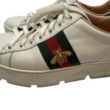 AS IS Gucci Ace Embroidered Trainers Women's Size 36 = US 6
