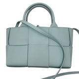 Bottega Veneta Candy Blue Arco Leather Purse