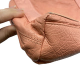 Balenciaga Navy Cabas Leather Tote Purse