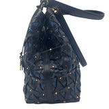 Michael Kors Raven Denim Leather Shoulder Bag