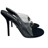 Versace Alia 120mm Transparent Mule Women's  Size 36 = US 6