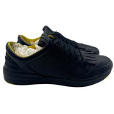 Gucci Contrast Leather Fringe Sneakers Men's Size 11.5 ~ US 12
