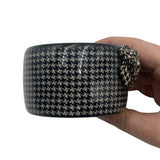 Y2K Christian Dior Resin Houndstooth Bangle