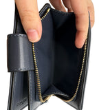 Coach Medium Corner Zip Jacquard Wallet