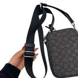 Coach Stanton Canvas Monogram Unisex Crossbody Purse